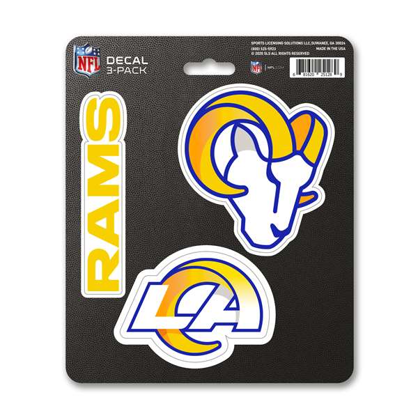 Los Angeles Rams Decal Set 3 Pack