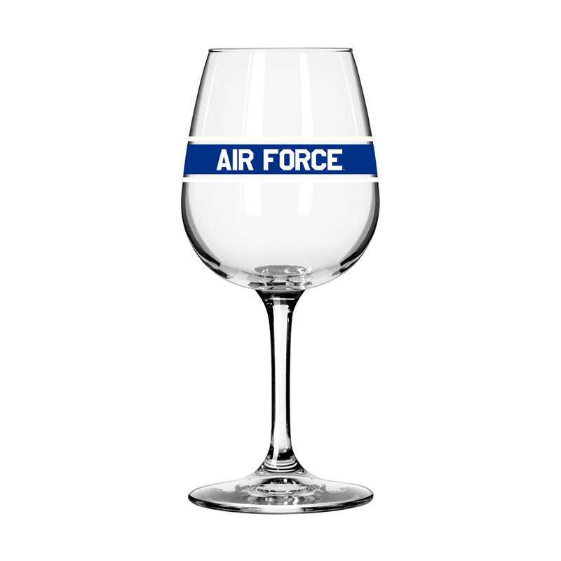 Air Force Wings Set of Two 12oz Wine Glasses with Stem