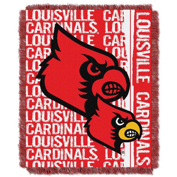 Louisville Cardinals Frosty Fleece Throw Blanket