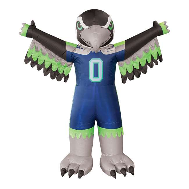 NFL 7 ft. Seattle Seahawks Holiday Inflatable Mascot 526370 - The