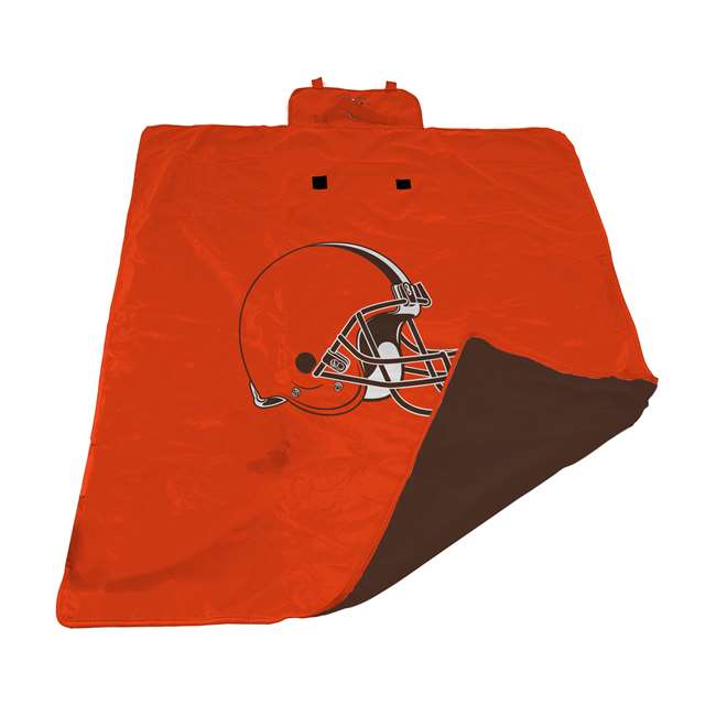 Cleveland Browns Psychedelic Beach Towel