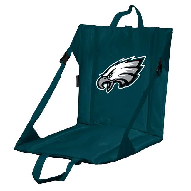 Philadelphia Eagles NFL Solid Wood 2x3 Cornhole Diagonal Stripe Design