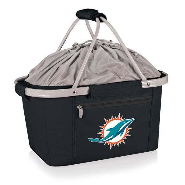 Picnic Time Miami Dolphins Metro Basket, Black