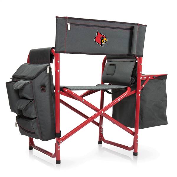Red Louisville Cardinals Reclining Camp Chair