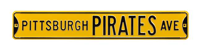 Pittsburgh Pirates - Pirate Head 23 x 16 Statement Size Steel Laser –  authenticstreetsigns