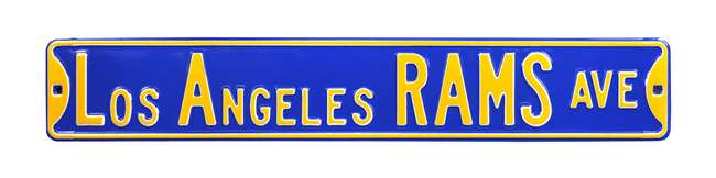 Los Angeles Rams - Vintage Logo Steel Super Magnet – authenticstreetsigns