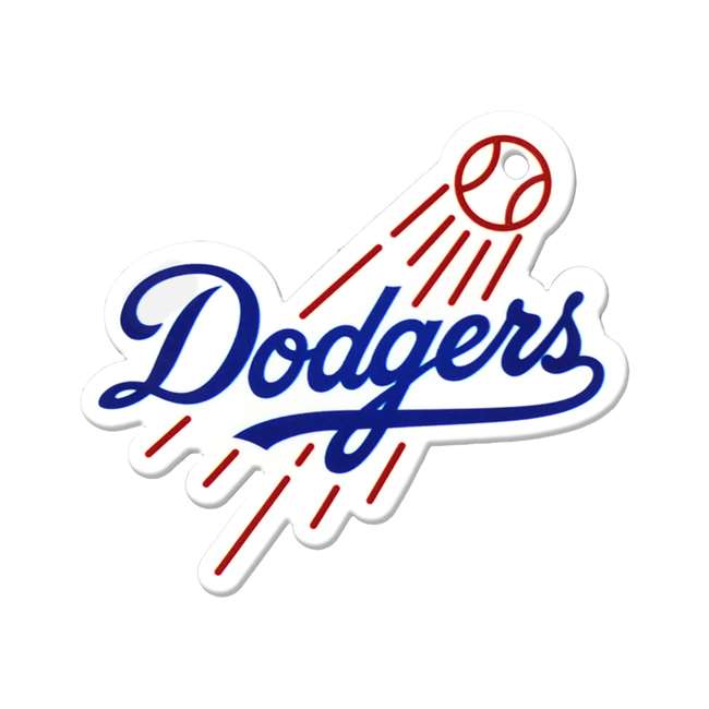 Los Angeles Dodgers Laser Cut Logo Steel Magnet-BP Jersey