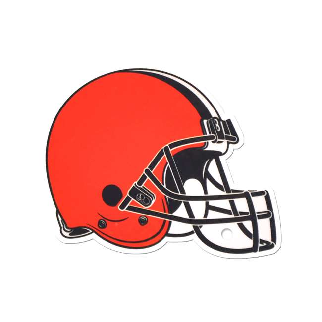 Cleveland Browns Laser Cut Logo Steel Magnet-Helmet Design