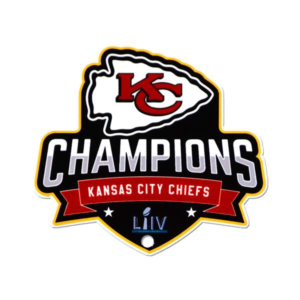 Officially Licensed NFL Chiefs 2023 Super Bowl Champions Metal Tag