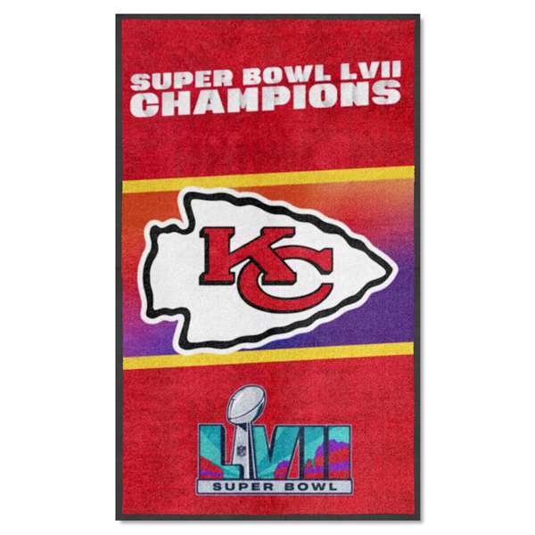 Kansas City Chiefs Super Bowl LVII Champions Soft Felt 12x30 Pennant