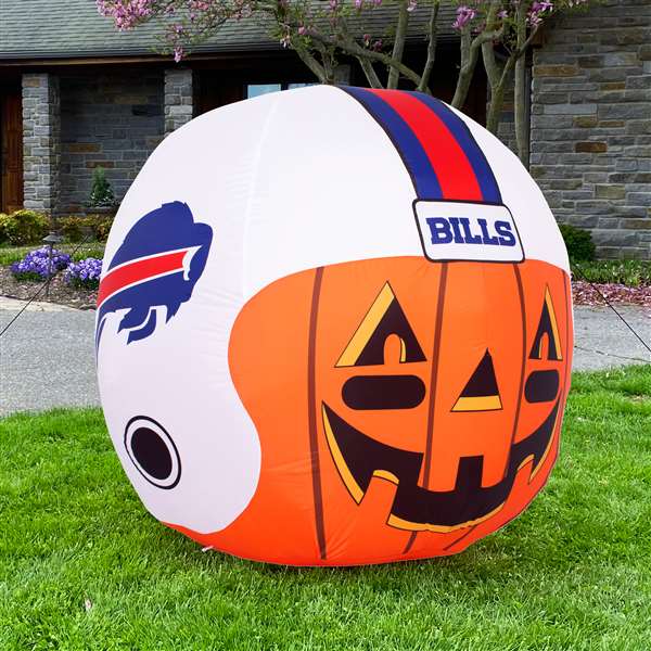 Buffalo Football Bills Inflatable Jack-O'-Helmet Halloween Yard