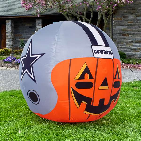 DALLAS COWBOYS LED LIT 7 FT INFLATABLE TEAM SANTA