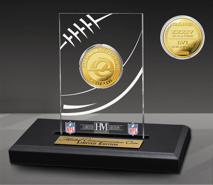 Officially Licensed NFL Bengals Super Bowl Champs Deluxe Coin & Ticket