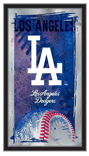 Los Angeles Dodgers X Inches Baseball Mirror