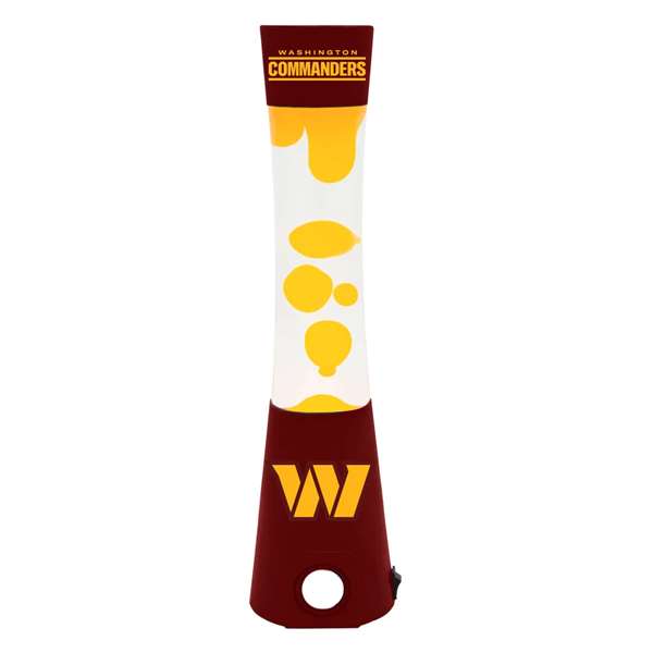 Washington Football Commanders Magma Lava Lamp With Bluetooth Speaker