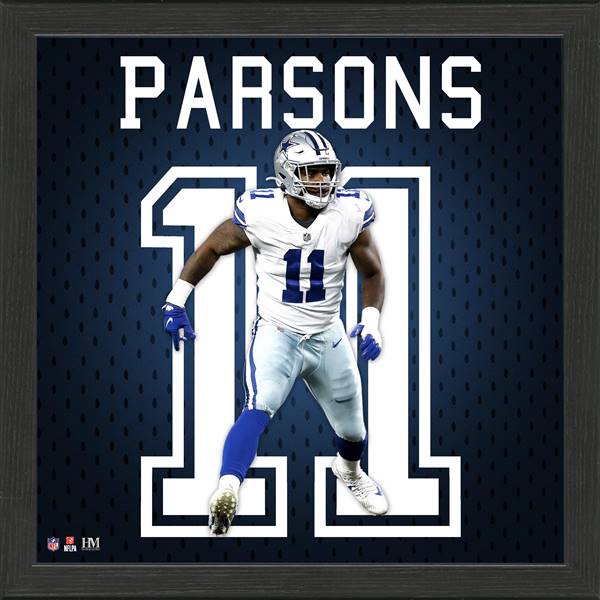 CeeDee Lamb Dallas Cowboys Highland Mint 13'' x 13'' Impact Jersey Framed  Photo