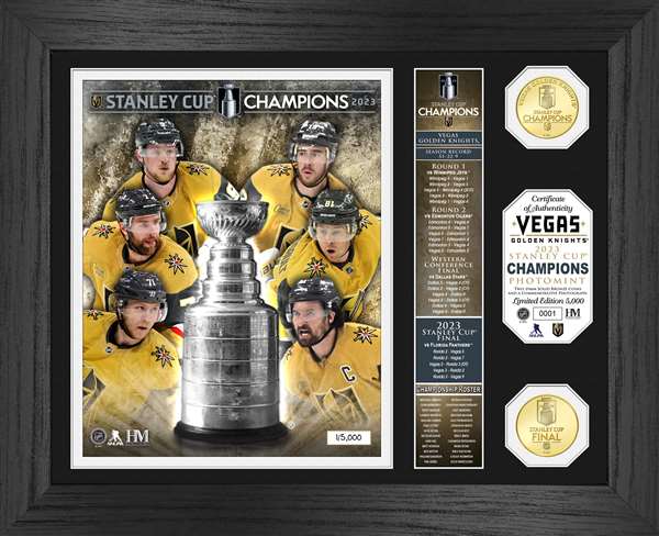 Vegas Golden Knights 2023 Stanley Cup Champions Bumper Sticker