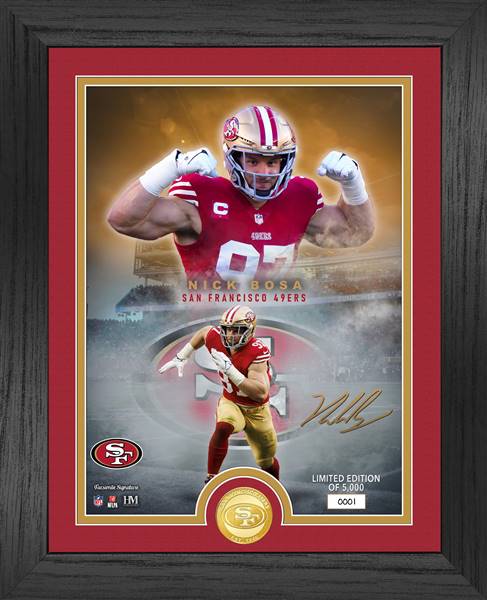 San Francisco 49ers Nick Bosa American Football Player Wall Art