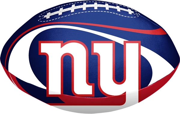 New York Giants Pinwheel Logo Mini Football