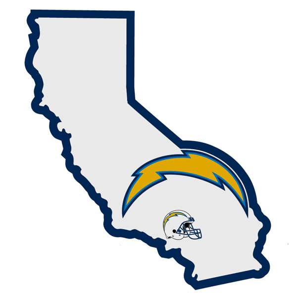 Siskiyou Buckle F3hsd040 Los Angeles Chargers Home State Decal, 3pk